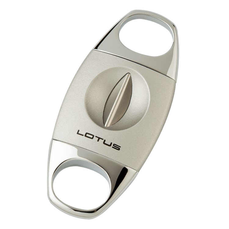 Lotus Cigar Cutters - Chrome Jaws V-Cut